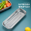 YIJUKE Sterilizer Cabinet Chopstick Box Stainless Steel Chopstick Barrel Kitchen Utensils Knife, Fork, Chopstick and Cutlery Storage Box Drain Chopstick Rack Chopstick Cage Sterilizer Cabinet Chopstick Barrel 2 Pack