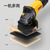Deli angle grinder cutting machine multi-functional grinding and polishing machine hand grinding wheel industrial high-power professional electric polishing machine 760W angle grinder rear switch