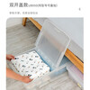 IRIS bed storage box extra large flat children's toy storage box plastic storage box quilt clothes storage box silk blue/medium UG725 length 72.5 width 45 height 16.5
