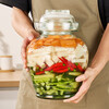 Yingyao pickle jar glass pickle jar household sealed pickle jar pickle jar thickened kitchen pickle storage container upgraded thickened 10 catties