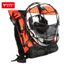 MOTOWOLF motorcycle waterproof backpack helmet bag full helmet motorcycle riding motorcycle rainproof large capacity rider bag orange