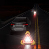 Suitu car tripod warning plate tripod emergency warning plate car triangle plate reflective bracket car rescue large-solar type