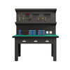 Xingyun anti-static heavy-duty workbench, bench, industrial workshop, factory assembly line tool table, multi-functional maintenance tool table, experimental operating table - 1.2m single table + double hanging board