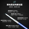 XINQY Xinqiyuan N/SMA RF coaxial cable DC-6GHz silver-plated shielded antenna extension cable flexible low-loss test cable assembly SMA male-SMA female 1m