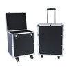 Shantou Lincun customized trolley tool box flight case hardware multi-functional storage instrument and equipment tool box custom-made black trolley case 50*36*55 with tool box inside upgraded version