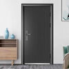Meikejie home entry door fluorocarbon paint sun protection steel door rental door engineering door entry security door with lock 1970*860 outward opening