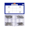 Jinggong core blind rivets, aluminum blind rivets, round head aluminum core blind rivets, boxed 4*10 (100 pcs)