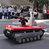 Fire extinguishing reconnaissance robot crawler remote control fire extinguishing car fire rescue robot Defaut