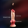 Simulated dog stem sex products, simulated female couple penis, dog stem toy, penis, erotic training supplies for men and women, makeup dog whip No. 2, more people use it, private delivery of lubricating oil (with some oil to replace it)