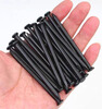 Huili's cement nails cement steel nails special steel nails construction nails engineering nails plus hard wall nails 40.50.70 2.5 inches black hardened/4 cm 25 boxes one box about 14