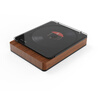 Jinzheng CD Player Bluetooth Mini Disc Fever Retro Listening to Albums Home Professional Record Disc Player High Quality Walkman Retro Player Wood Grain Brown Rechargeable Version Standard