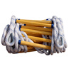 Huili's customized rescue household rope ladder inspection wear-resistant anti-slip soft ladder training climbing life-saving rope ladder engineering resin rope ladder H21 soft ladder 20 meters double hook expansion screw steel wire