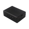 SCHHV Raspberry Pi 4th generation shell metal aluminum alloy heat dissipation shell Raspberry Pi 4B black protective box dark gray