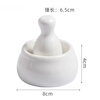 Zi Jiafu Y ceramic grinding bowl Japanese style ceramic bowl food grinding bowl set ceramic baby food supplement manual grinding bowl main picture