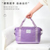 Easy Travel Travel Bag Luggage Bag Multifunctional Large Capacity Handbag Travel and Business Expandable Purple