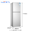 Xinfei Refrigerator Small Rental First-Class Energy Efficiency Refrigeration and Freezing Dual-Purpose Small Refrigerator for 1-2 People Household Refrigerator Double Door Refrigerator for Rentals Office Two Doors 26 Years Flagship 90A142LS First-Class Energy Efficiency Crisper Box Model Silver