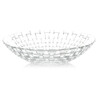 Green apple New Year gift crystal glass Loth series glass thickened fruit plate large size 32cm 12.5 inches