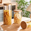 Genasi sealed jar glass bottle food grade tea coffee bean powder storage tank tangerine peel grain storage tank 500ml
