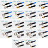 XINQY Xinqiyuan N/SMA RF coaxial cable DC-6GHz silver-plated shielded antenna extension cable flexible low-loss test cable assembly SMA male-SMA female 1m