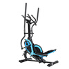 Devino elliptical machine space walking machine home fitness equipment sports small mini stepper climbing machine elliptical machine 702 blue and black three-armrest elliptical machine without installation