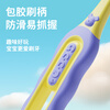 Sweetrip children's toothbrush with soft bristles on three sides, 3-6-12 years old, U-shaped brushing artifact, triple efficiency, three-sided cleaning, purple + gray, suitable for 3-12 years old, 2 pieces