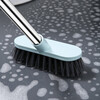 Bathroom floor brush, bathroom toilet floor brush, long handle, hard-bristle tile cleaning brush, no dead ends, bathroom floor brush 1