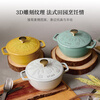 Staub French imported Daisy series enamel cast iron pan wok flat bottom stew pot frying pan household not easy to stick Small Daisy series golden lid dysprosium lemon yellow 16cm