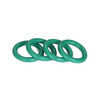 Jinggong (JINGGONG) fluorine rubber O-ring high temperature resistant sealing ring green o-type rubber gasket wire diameter 1.5/2/2.4/3.1-5mm outer diameter 12*2mm (10 pieces) fluorine rubber o-ring