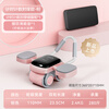 Merrick Abdominal Wheel Automatic Rebound Elbow Support Full Screen Fast Charging Abdominal Wheel Home Fitness Equipment Abdominal Slimming Magic Full Screen Smart Model + TypeC Fast Charging + Anti-Slip Kneeling Mat Pink