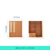 Lin's Home European Simple Rattan Wardrobe Bedroom Household Simple Wardrobe Rental Room Hanging Wardrobe OW1D