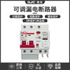 Small adjustable mA 15am30am50ma100ma leakage protection circuit breaker main switch 2P10A