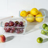 LOCK&LOCK heat-resistant glass crisper, microwave lunch box, office worker lunch box, student fruit meal lunch box three-piece set