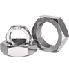 Tianzhuo Hardware 316L stainless steel hexagonal fine thread thin nut thin nut screw cap MM8M10M12*1M16*1.5-M24 M8*1-5 pieces