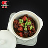 Kangshu (KANGSHU) large high-temperature resistant ceramic pot for household use, open fire soup pot, porridge stew pot, stone pot, gas-fired casserole, Chinese stew pot (recommended for 4-5 people) 3L