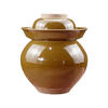 Chenni clay pottery pickle jar pickle jar household large thickened water-sealed Sichuan old-fashioned pickle jar green glaze 8 catties water capacity (thickened with inner lid) 4L