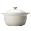 Kangshu (KANGSHU) large high-temperature resistant ceramic pot for household use, open fire soup pot, porridge stew pot, stone pot, gas-fired casserole, Chinese stew pot (recommended for 4-5 people) 3L