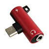 Type-c headphone adapter converter adapter cable typec to 3.5mm mobile phone audio round hole interface Type-c to 3.5 line random - not compatible