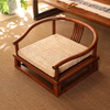 Delfina straw futon cushion on the ground square meditation cushion bay window heightening thickened floor carpet meditation kneeling cushion Pu grass color thick 6CM 40X40CM