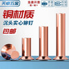 Tianzhuo Hardware GB869 copper percussion countersunk head rivets solid flat head flat cone head copper rivets M2M2.5M3M4M5M6M8 M8*40-3 pieces