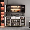 Guen light luxury slate multi-functional package installation sideboard wine cabinet kitchen cupboard restaurant wall multi-layer entrance storage cabinet self-installation length 100 thick 35 height 200