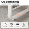 Small craftsman material coffee table living room household double-layer simple coffee table table small apartment modern small coffee table sofa side table walnut color 140