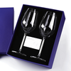 Swarovski red wine glass red wine glass set household crystal diamond wine glass goblet one 470 pair + gift bag
