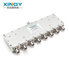 XINQY Xinqiyuan SMA microstrip power splitter 1/8 0.005-1GHz low frequency short wave 1/8 LC power splitter PS8-0.005/1-BE (BNC female)