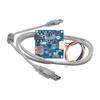 Serial LCD screen host computer USB to TTL adapter board RS232 upgrade USB to TTL module power board sky blue