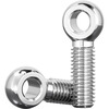 Tianzhuo Hardware 304 stainless steel lifting ring live knot fisheye screw with hole bolt rod MM5M6M8M10M12-M30 M8*20-5 only 304