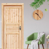 Meikejie rural old-fashioned wooden door custom rental house simple door solid wood fir log room set door rural toilet door set door opening size 205*88*26