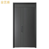 Jinyi Dun Door Industry (A07 Jinzheng) Class A safety door carved aluminum plate entrance door supports private customization A07 Jinzheng single door