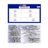 Jinggong core blind rivets, aluminum blind rivets, round head aluminum core blind rivets, boxed 4*10 (100 pcs)