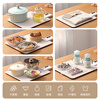 LOTOR Warm Chopping Board, Home Folding Hot Chopping Board, Insulation, Multifunctional Fermentation and Thawing, Dining Table Heating Mat, Square Constant Temperature Electric Heating Food Tool, Don’t Choose Tableware, Small White Roll, Extended Style, Uniform Heating/8-level Temperature Adjustment, 65*38cm