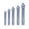Yangguan factory direct sales galvanized national standard expansion screw extended extra long expansion bolt M8M10M12 iron expansion screw light blue 20*250 (39 pcs)